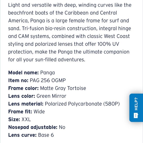 Costa Del Sol Panga Sunglasses main image 9